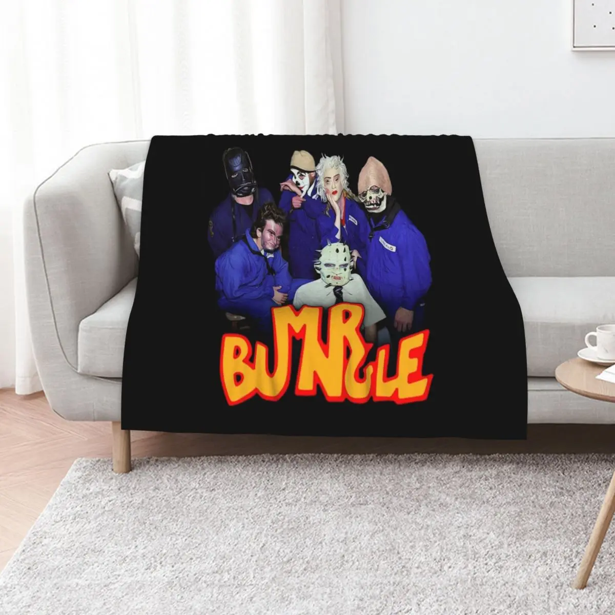 Mr. Bungle 'Band Portrait' Throw Blanket Quilt Blankets For Baby Picnic Heavy Bed Fashionable valentine gift ideas Blankets