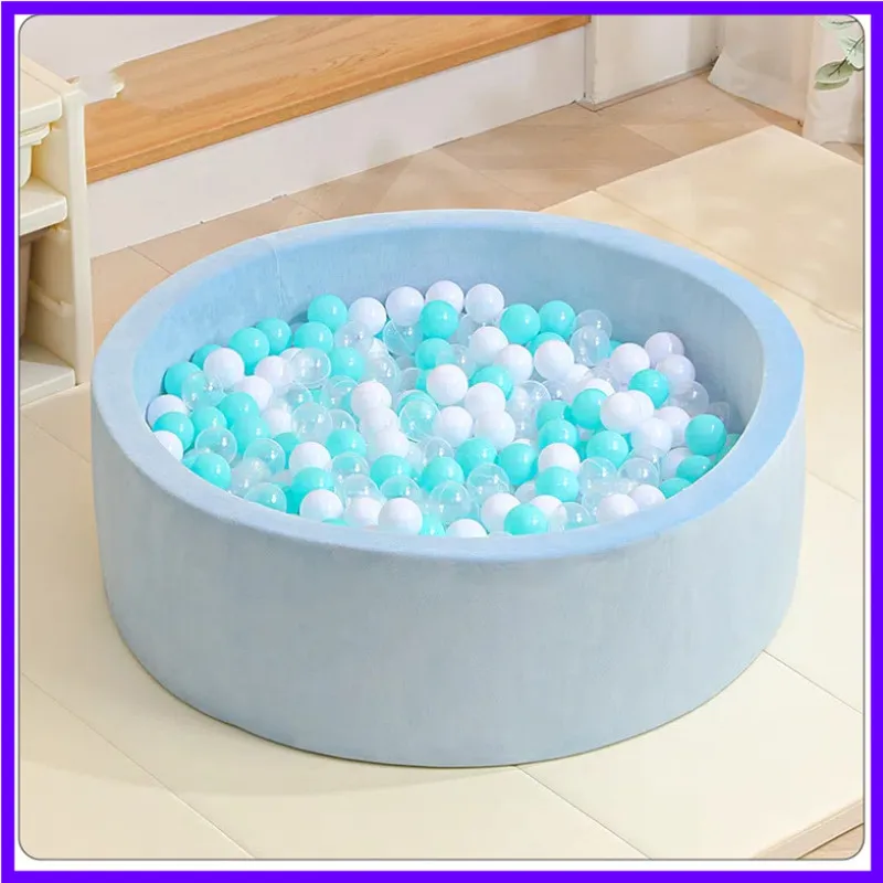 Kinder-Ballbecken-Spielzeug, dicker Schwamm, gepolsterter Bällebad, Indoor-Laufstall, Spielbereich, Springen, Spiel, Geschenk für Jungen und Mädchen