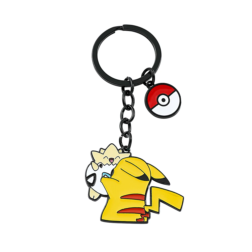 Pokémon Anime-Figur Pikachu Schlüsselanhänger Klassischer süßer Schiggy Psyduck Schlüsselanhänger für Freunde Anhänger Accessoires Geschenke