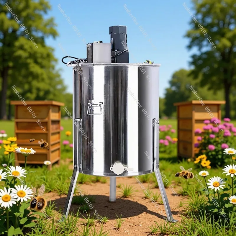 Export type stainless steel electric 4 frame honey shaker | 4 frame honey separator