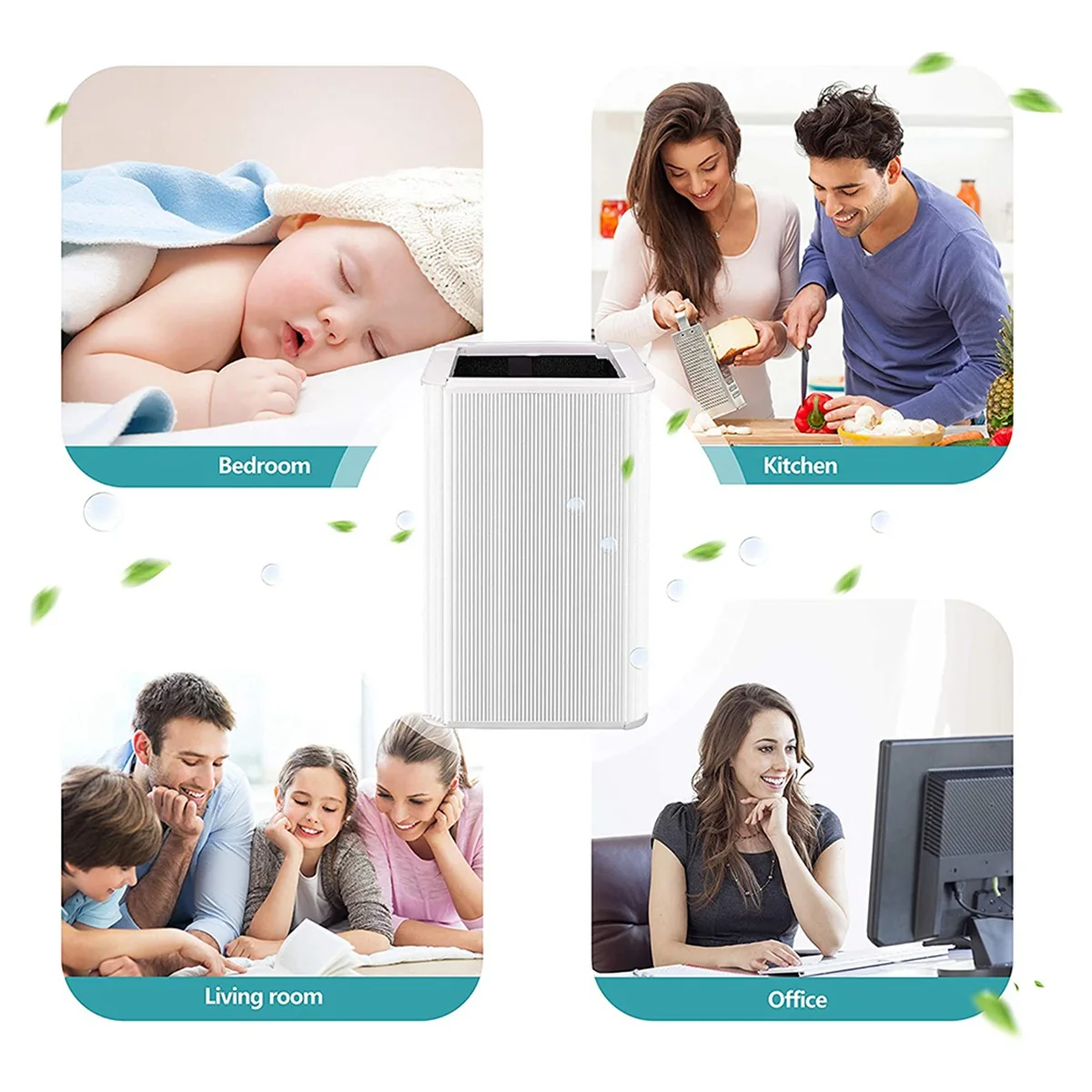 Blueair 블루 퓨어 121 공기 청정기 교체 필터, 파티클 트루 HEPA 필터, 활성탄 교체 필터