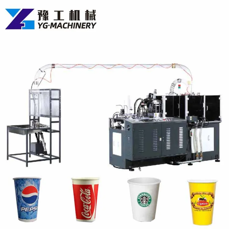 YG Ultrasonic Paper Cup Making Machine Fully Automatic Disposable Paper Coffee Carton Cup Making Machine