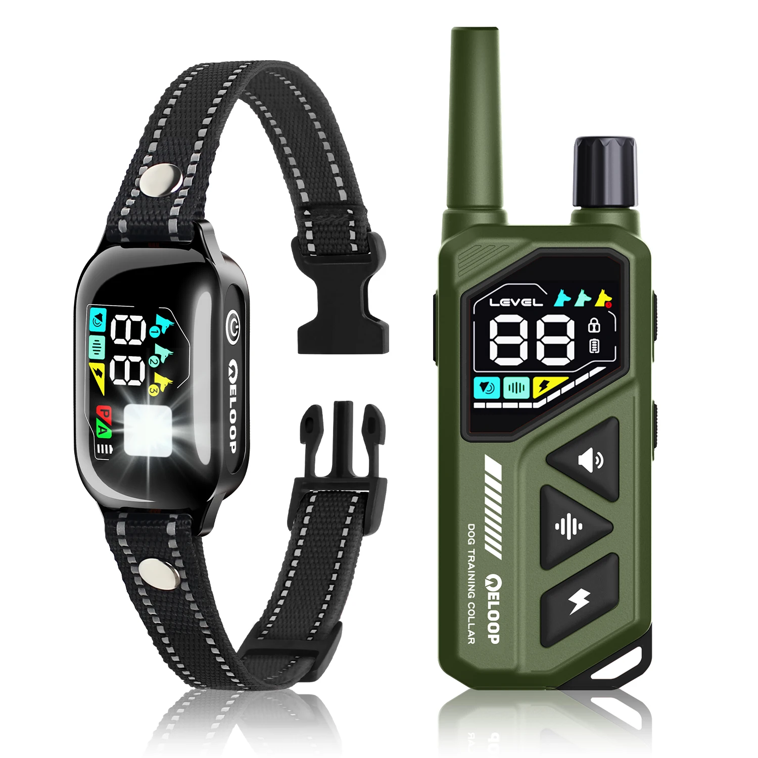 

Newly AI Anti-barking Device Electric Dog Training 3300Ft Collar Remote Control IPX7 Waterproof Pet Behavior Vibration Shock