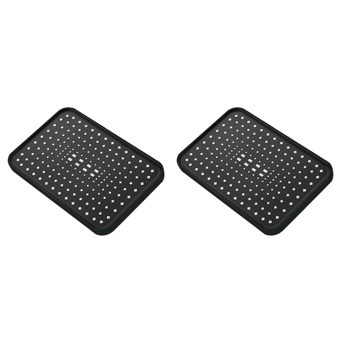 ABJN-2Pcs Cabezal de ducha de lluvia con rociador superior de alta presión de 12 pulgadas Cabezales de ducha de lluvia de mayor flujo Cabezal de ducha de lluvia-Negro