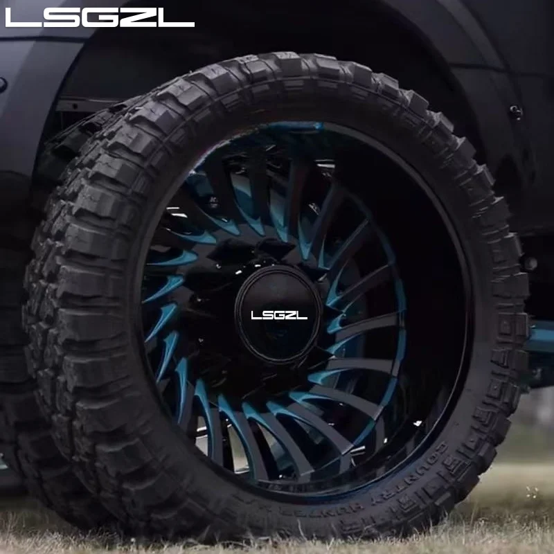 Custom‑Dually‑Forged‑Pickup‑Wheel‑Rims‑22‑28‑Inch‑With‑Floating‑Center‑Cap‑Auto‑Accessories‑For‑Dodge‑2500‑3500‑Truck‑Refit