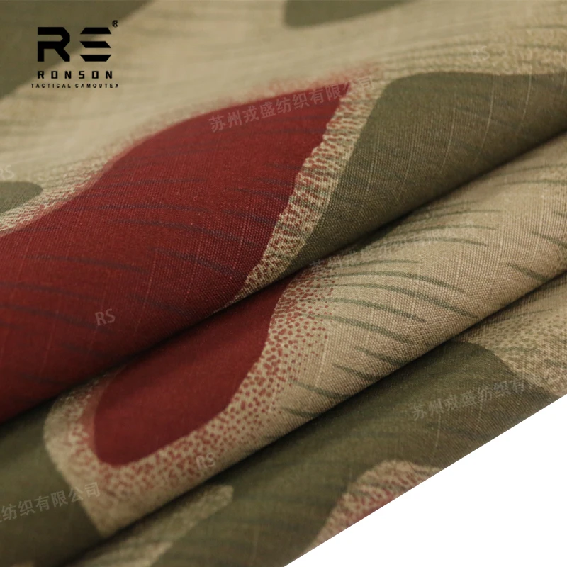 Nc5050 2nd bgs Sumpf muster Sumpf muster Sumpf muster Nylon Baumwoll stoff Nyco Ribstop Camo bedruckter taktischer Uniform stoff