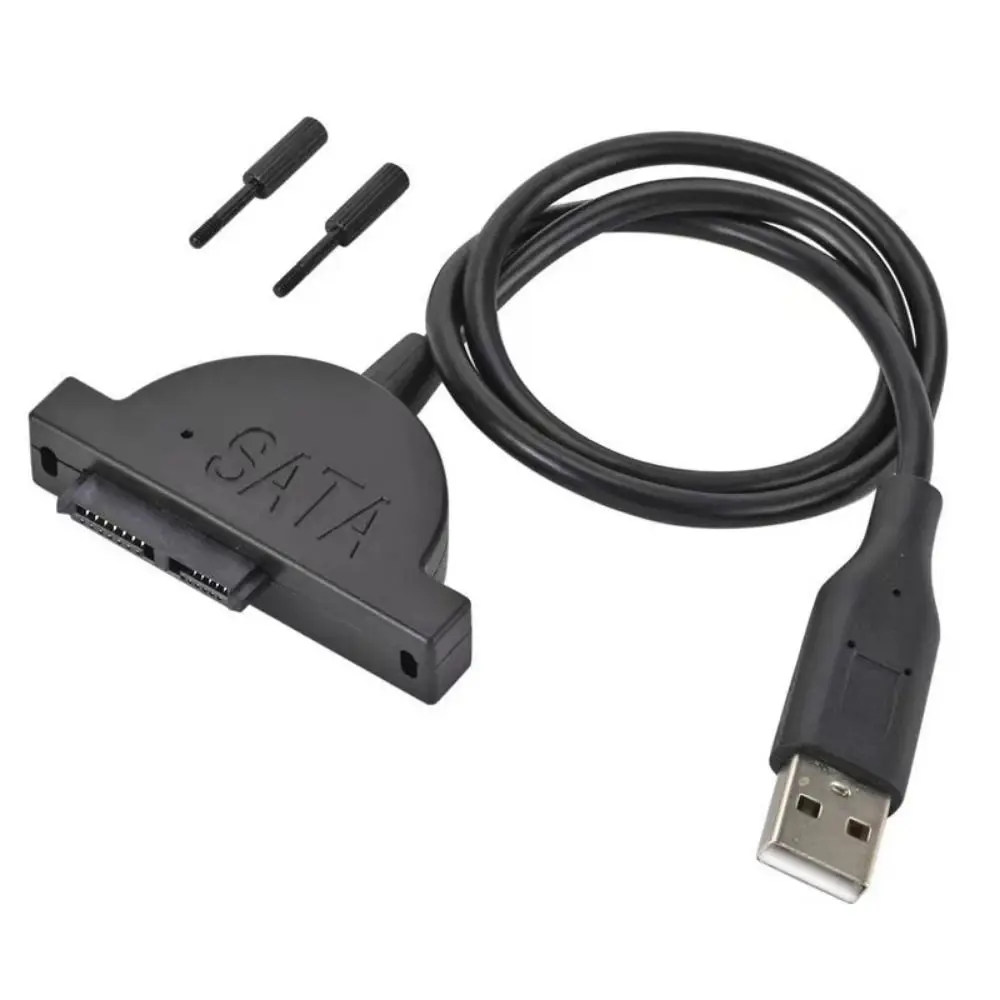 Mini Sata II CD/DVD-ROM Drive Cord 7+6 13Pin Adapter USB 2.0 To Mini Sata Cable Digital Cables USB Adapter