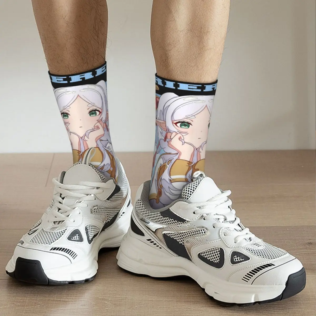 Calcetines felices y divertidos para hombre y mujer, medias cálidas de alta calidad, accesorios de Beyond Journey, Anime lindo, todas las estaciones