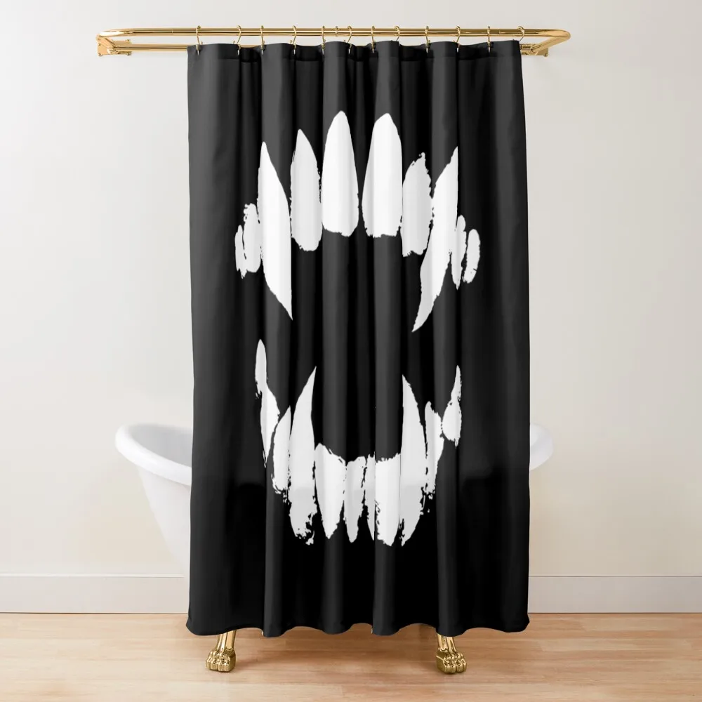 

FANGS Shower Curtain For The Bathroom For Bathrooms With Beautiful Designs Bathroom Box Bathroom And Shower Curtain