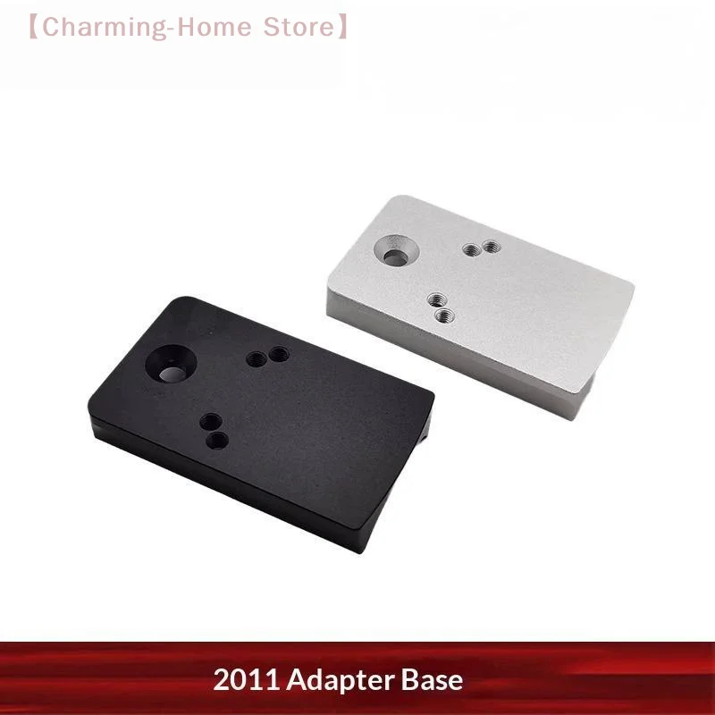 【M】 CNC Metal Adapter Base RMR Compatible Mount Plate Precise Machined Metal Accessory For Model Toy Outdoor Game Modification