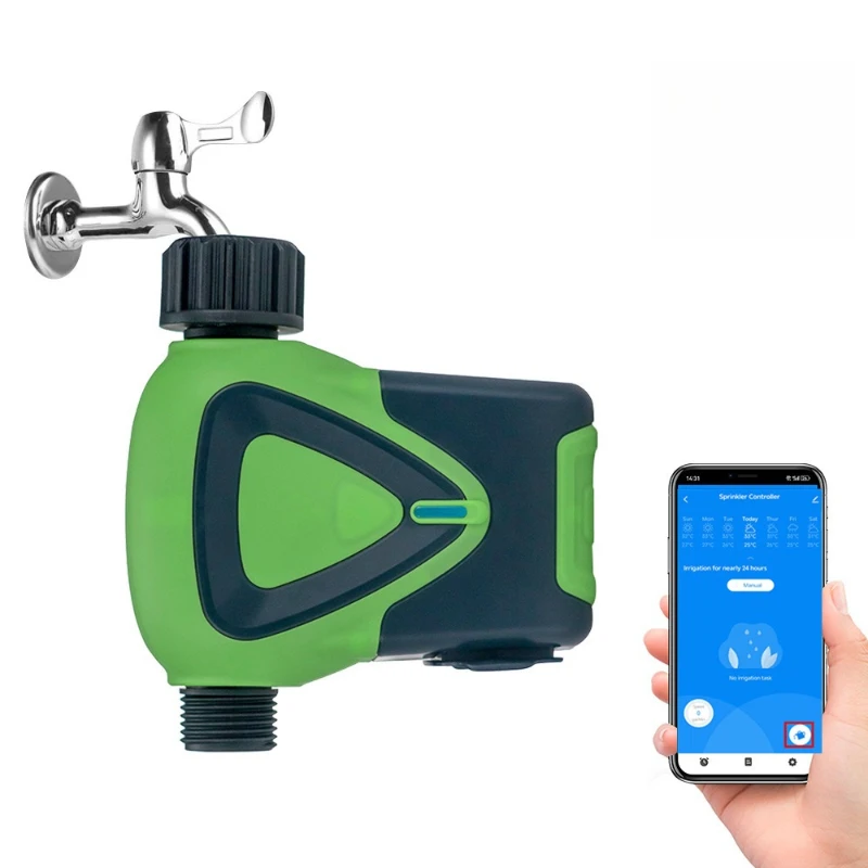 

New wifi gardening water pipe watering timer automatic watering magic drip irrigation timed watering device wireless cross