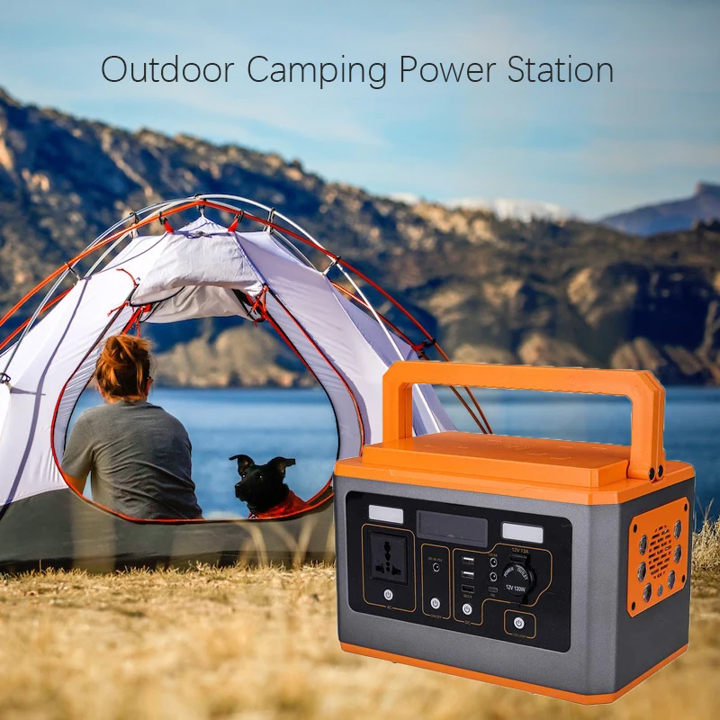 التخييم في الهواء الطلق 500 واط مولد الطاقة الشمسية حزمة الطاقة 110 فولت 220 فولت محطة الطاقة المحمولة مع الألواح الشمسية #6