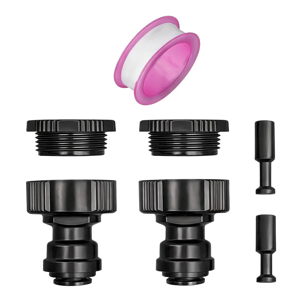 8mm All-Black Quick-Connect Pipe Fittings For Sprinkler & Irrigation Systems Pipe Fittings For Sprinkler Irrigation