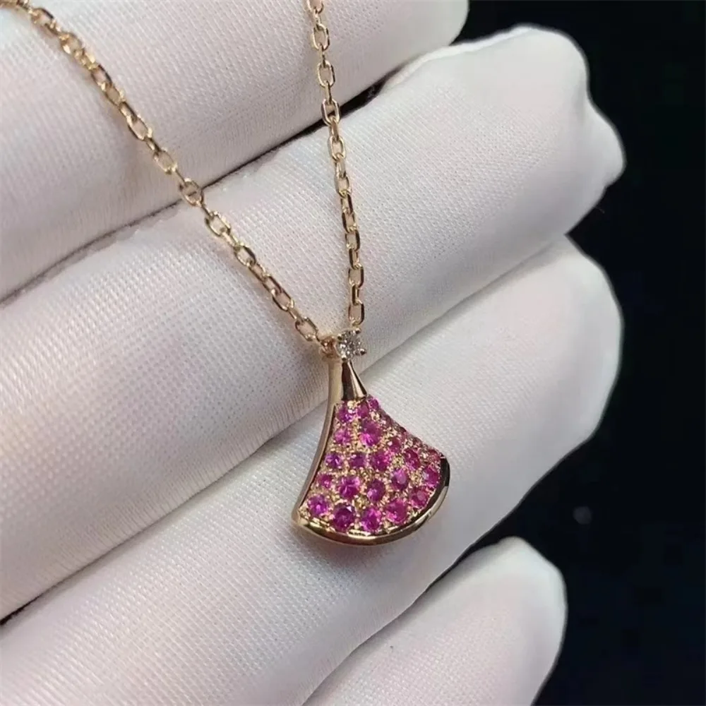 2025 قلادة فاخرة جديدة تصميم رائع مجوهرات للنساء الفتيات أنيقة أنيقة حفلة عطلة عيد الميلاد #1