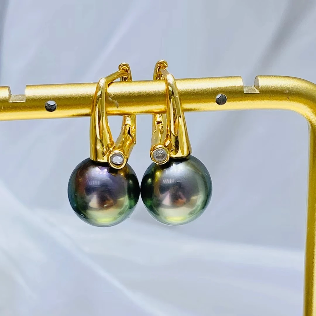 

Оптовая продажа, серьги из стерлингового серебра 925 пробы, фурнитура для крепления, базовые монтажные детали, аксессуар для жемчуга 10-11 мм, 5 пар/лот