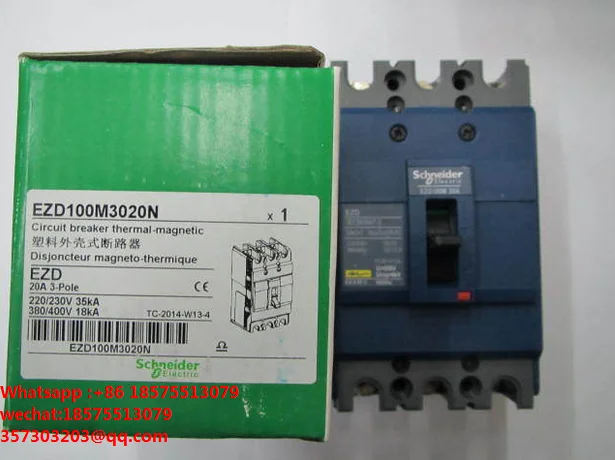 สำหรับ Schneider EZD100M3020MA EZD100M MA 20A LV429753พลาสติก-Circuit Breaker Original