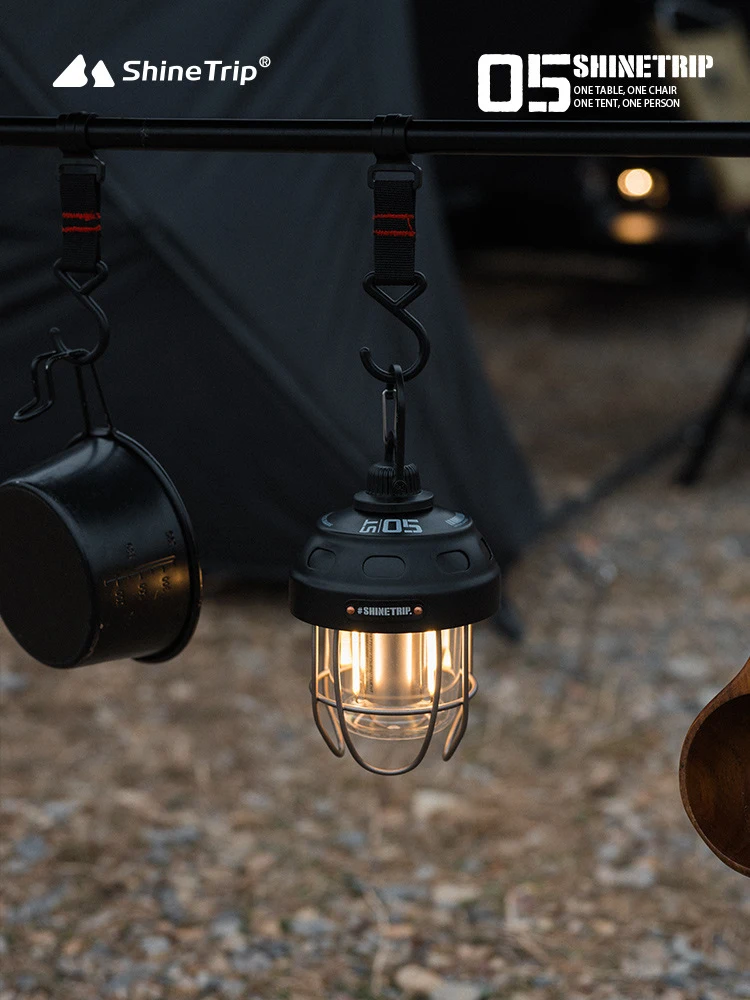 

Винтажный подвесной светильник ShineTrip Outdoor 05 Series Nut с металлической текстурой, длительным сроком службы батареи, перезаряжаемый, для кемпинга