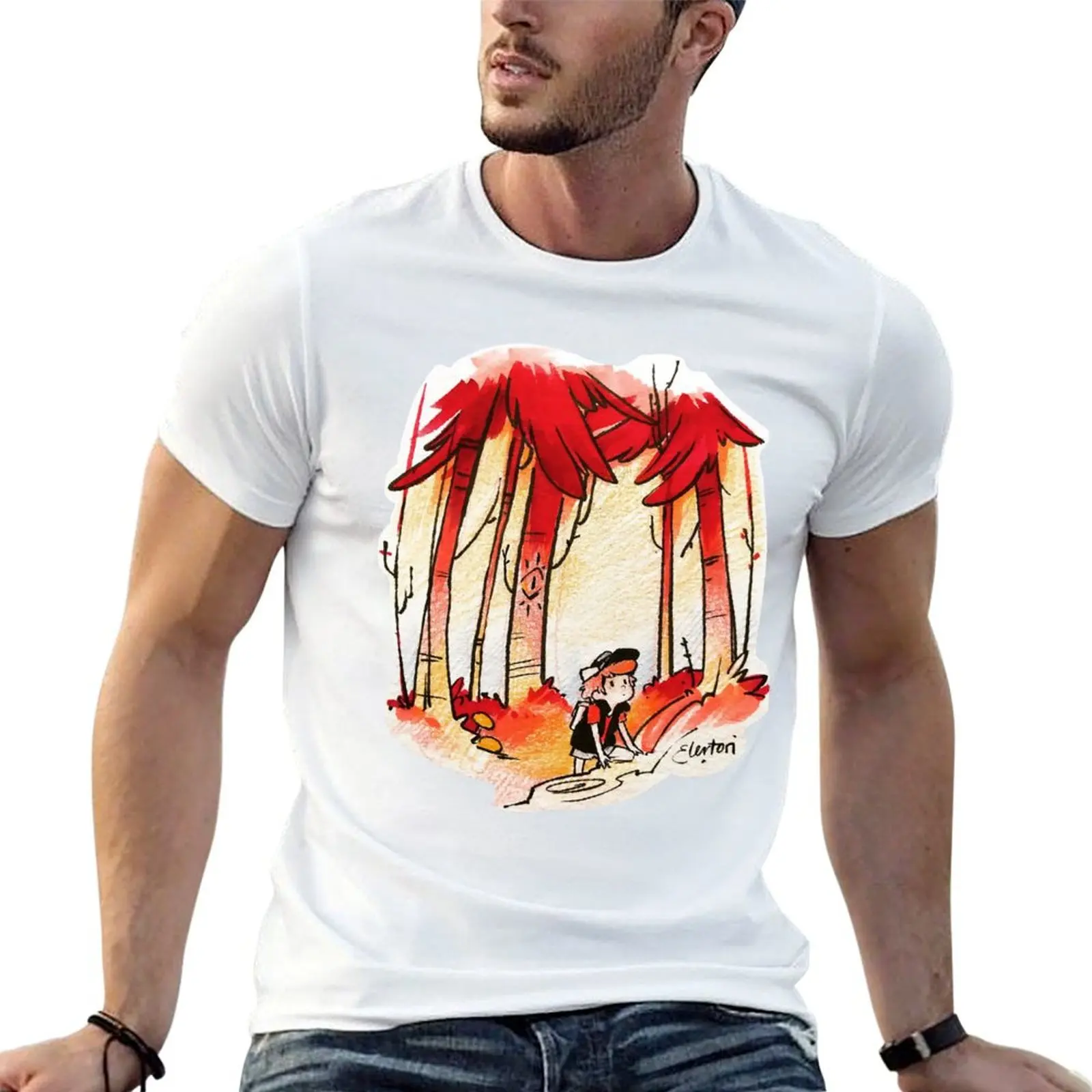 

Meet Me in the Woods T-Shirt anime t shirts for man man t shirts high quality luxury brand T-Shirt