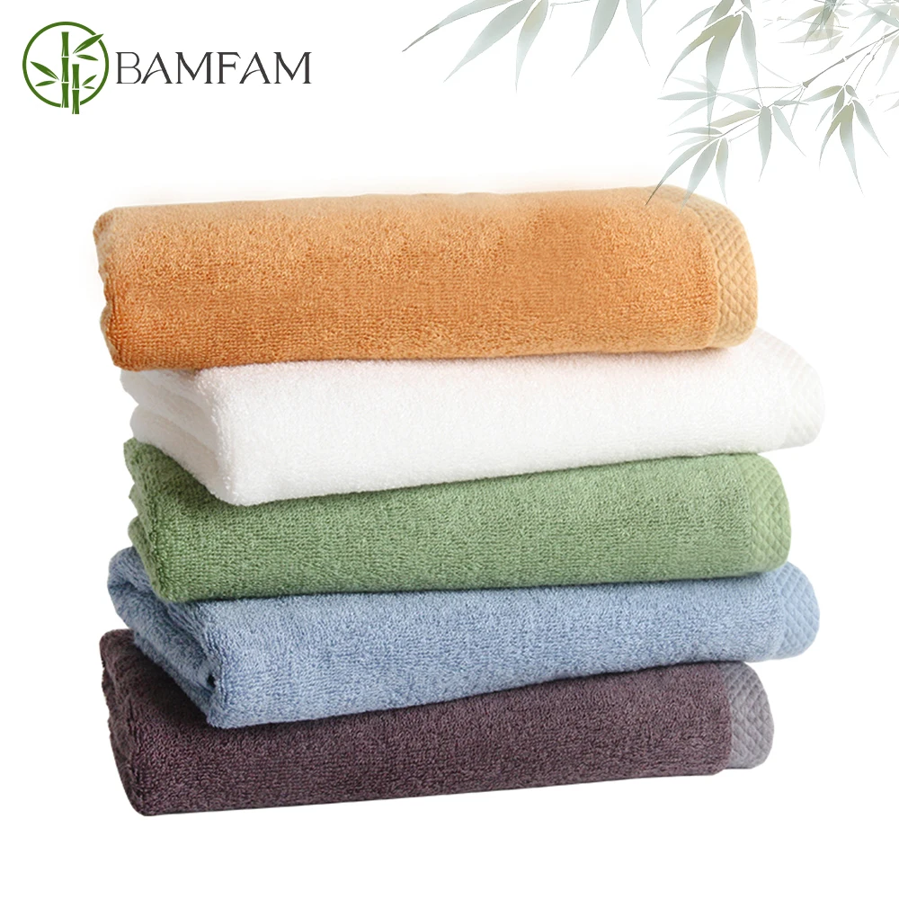 1/2pcs 100% Bamboo Fiber Towels Set 40x90 Home Bathroom Towels Washcloth Adults Face Towel Thick Absorbent Luxury Bathroom Towel