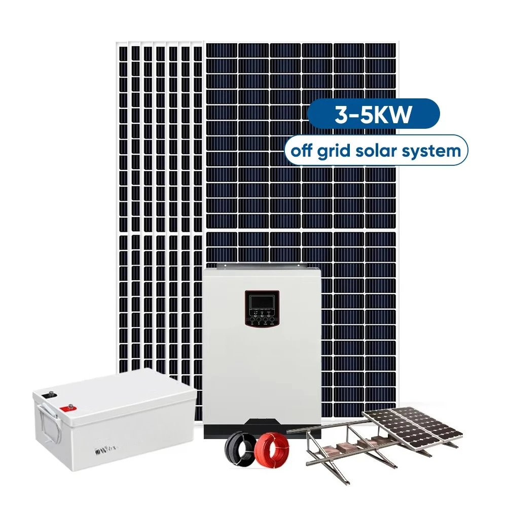 Residential Solar Power System with Inverter and Lithium Battery for Residential Use