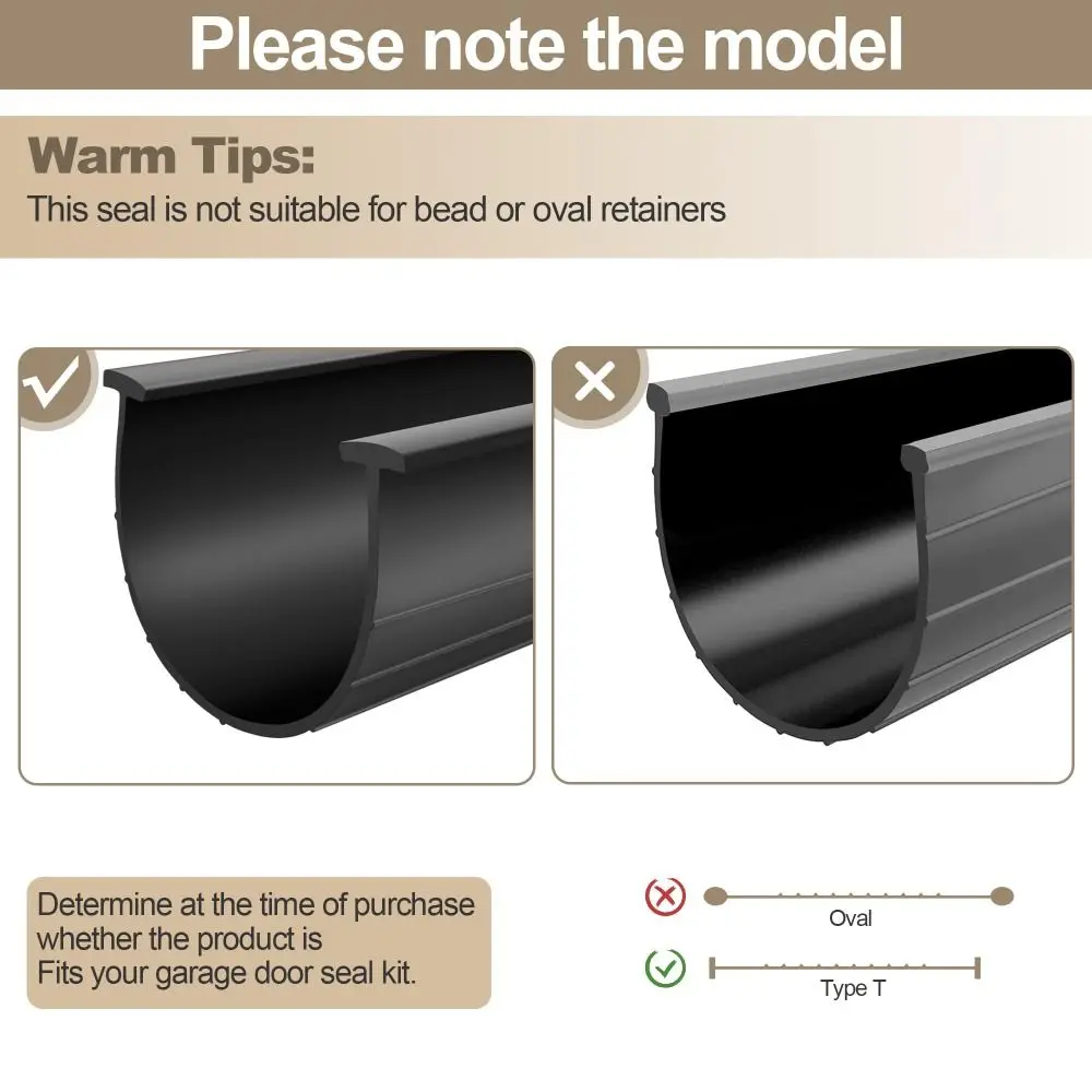 عالية الجودة U-شكل باب المرآب أسفل الختم ارتداء المقاومة غير تشوه الطقس تجريد 1/3/5 متر المطاط استبدال الختم