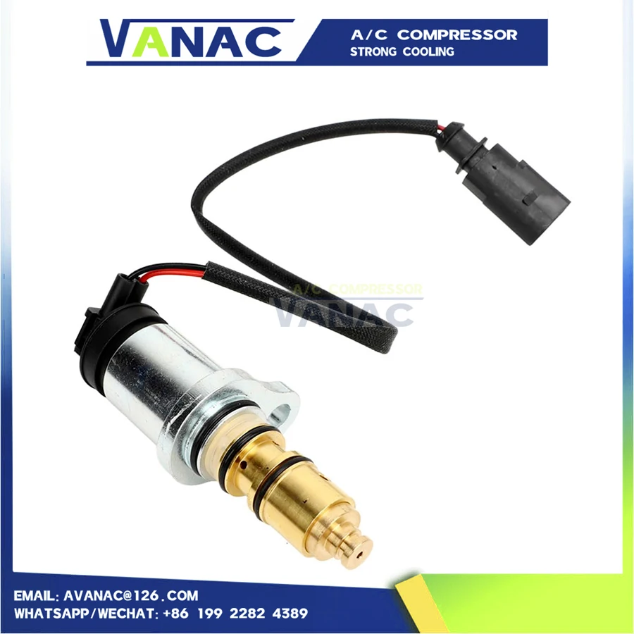 

PXE13 PXE16 AC Compressor Electronic Control Valve For VW Polo SKODA SEAT AUDI A2 1K0820803G 1K0820803Q 1K0820803D 10.3cm