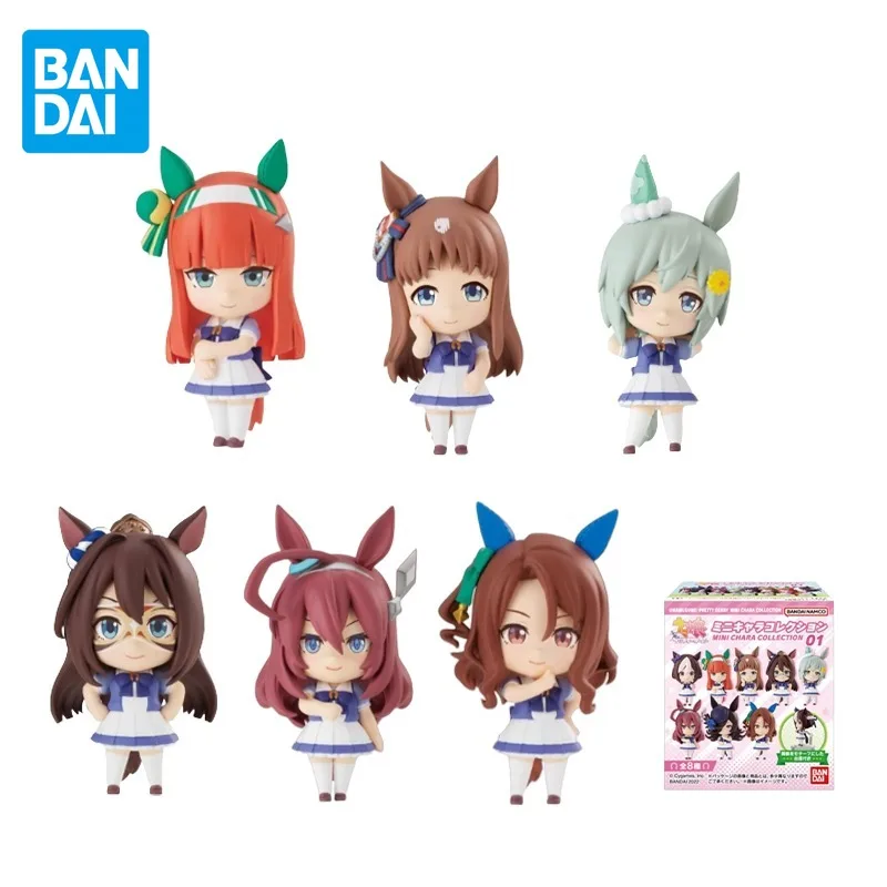 CANDY TOY Pretty Derby Bandai Original Anime Figure Silence Suzuka Kids Toys Collectible Birthday Gift Home Desktop Ornaments