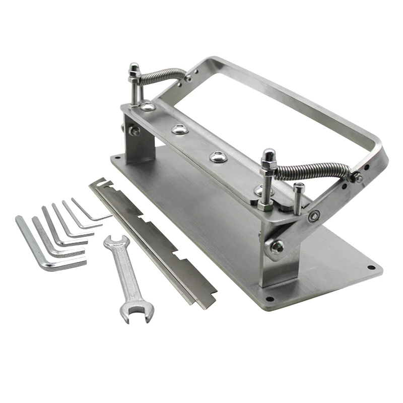 Portable Manual Leather Peeling Machine Stainless Steel Leather Shoveling Peeling Machine Cowhide Sheet Leather Separation Tool