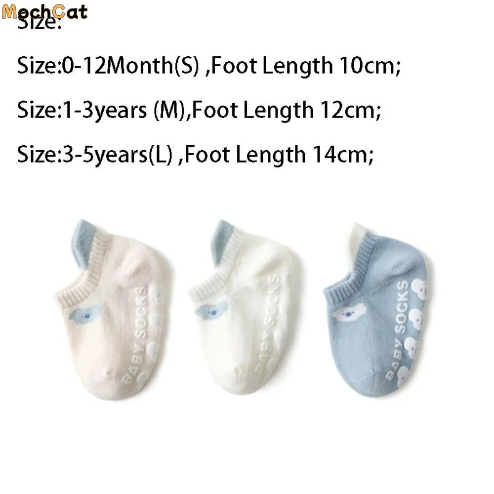 

Boat Socks Thin Newborn Baby Socks Solid Color Short Sock Toddler Socks Mesh Cotton Anti-slip Socks 0-5Years