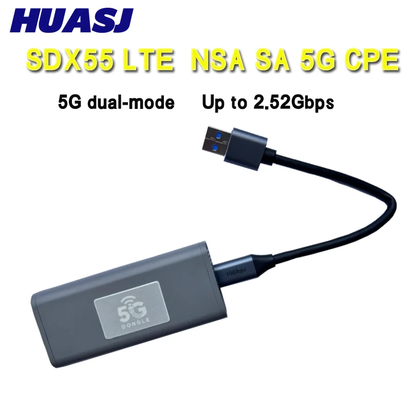 HUASJ RM502Q-GL 5G Sub-6 GHz M.2 LTEモジュール 5G NR Cat20 NSAおよびSA 5Gカード