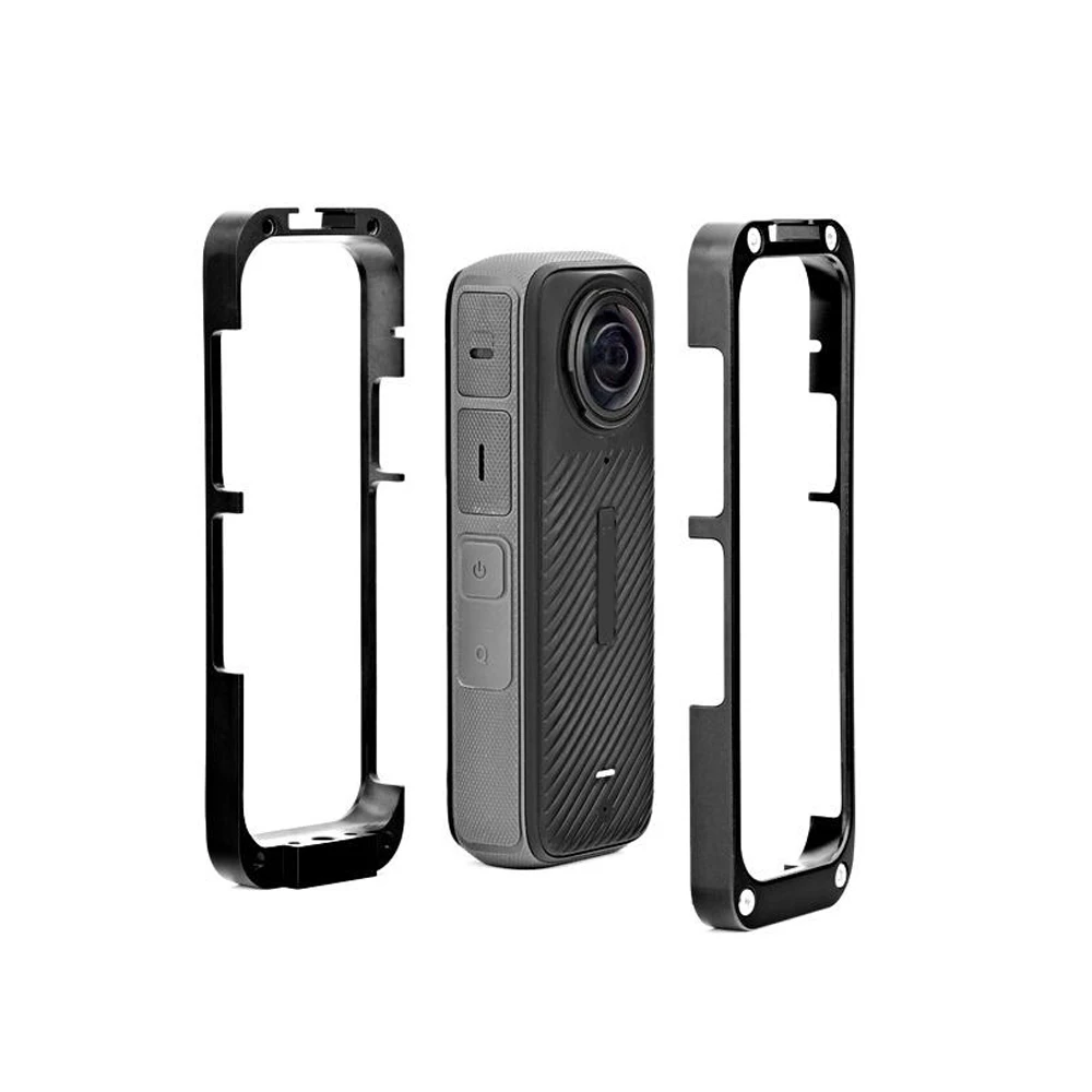 

Aluminum Alloy Rabbit Cage with Screws Metal Protective Expansion Frame Shell Case for Insta360 X4 Sports Camera Accessories