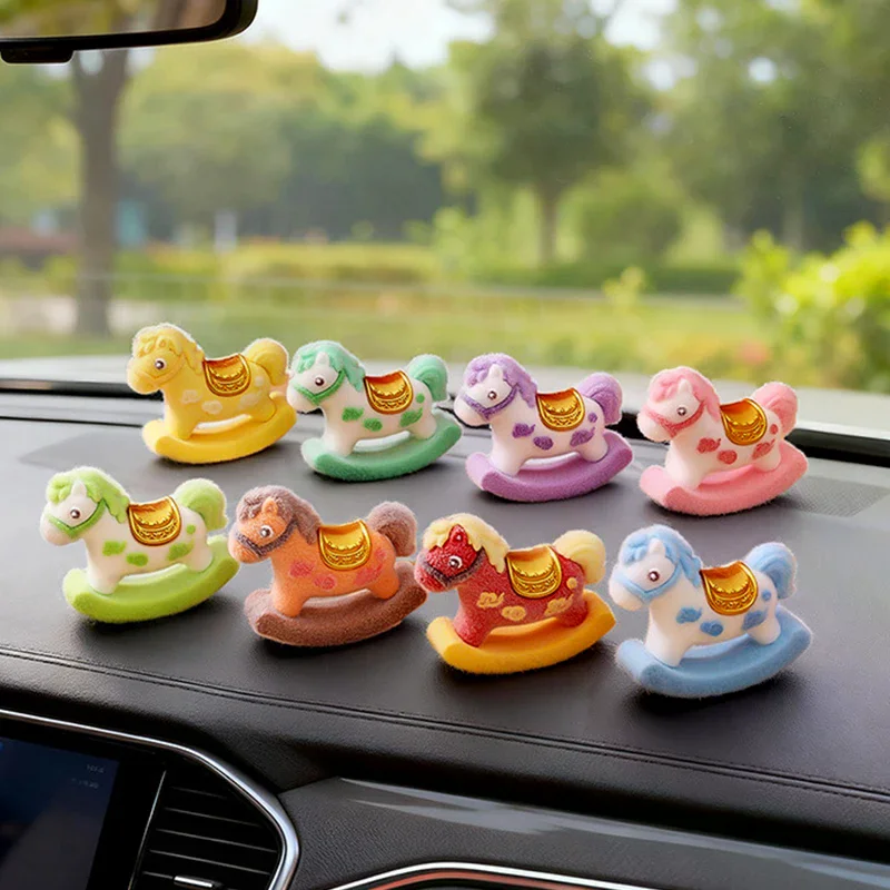 زينة سطح المكتب على شكل حصان هزاز إبداعي للعام الجديد لعام 2026، حصان زودياك، هدية رأس السنة، هدية أصدقاء التميمة للعام الجديد #6