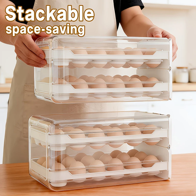 Drawer Type Refrigerator Storage Organizer Box For Kitchen_voghion.com