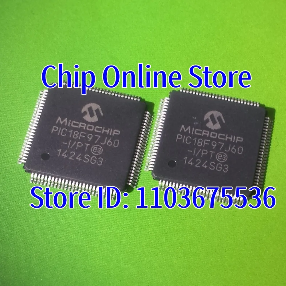 5~50pcs  PIC18F97J60-I/PT  PIC18F97J60  TQFP100  New Original  8 Bit Microcontroller MCU