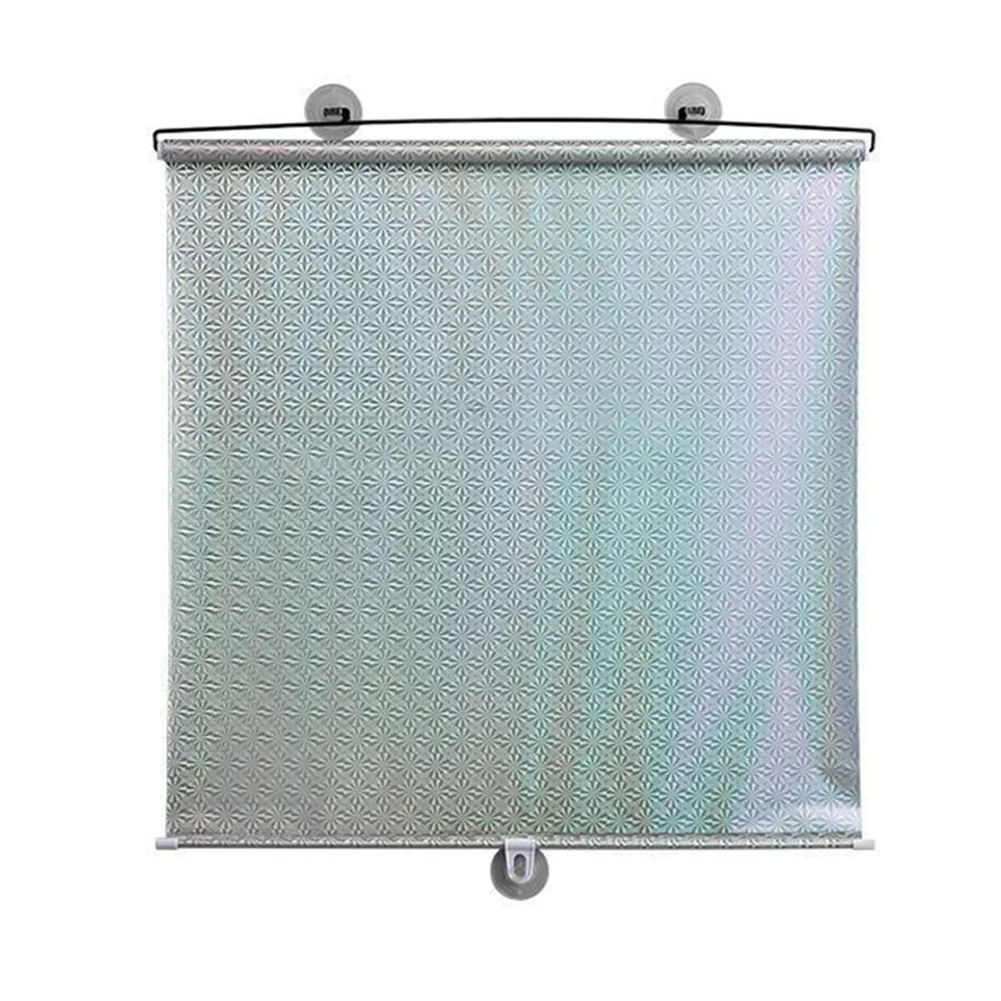 

Easy Install Sunshade System Retractable Blinds Suction Cup Sunshade No-punch Roller Flexible Window Shade Solution