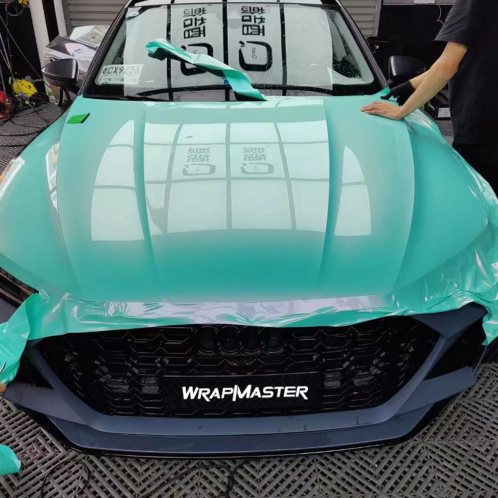 Wrapmaster 5M/10M/17M Cast Vinyl Wrap Car Paint Protection PET Racing Tiff Race Car Wrap Designs