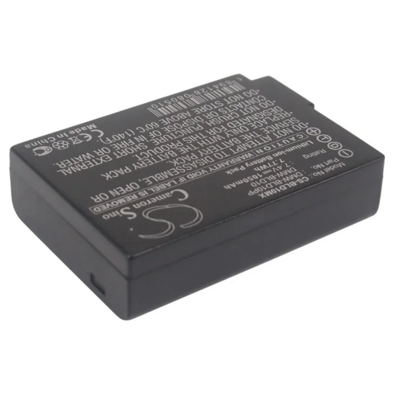 Li-ion Camera Battery for Panasonic, 7.4V, 1050mAh, Compatible Models: Lumix DMC-G3, Lumix DMC-G3KBODY,