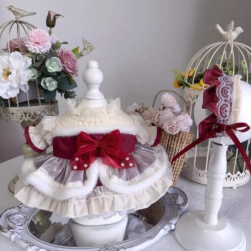 

Бархатная одежда для хлопковой куклы 10 см, одежда для кукол 20 см, юбка Xingdailu/Lina/Beier, платье для куклы реборн 50-55 см