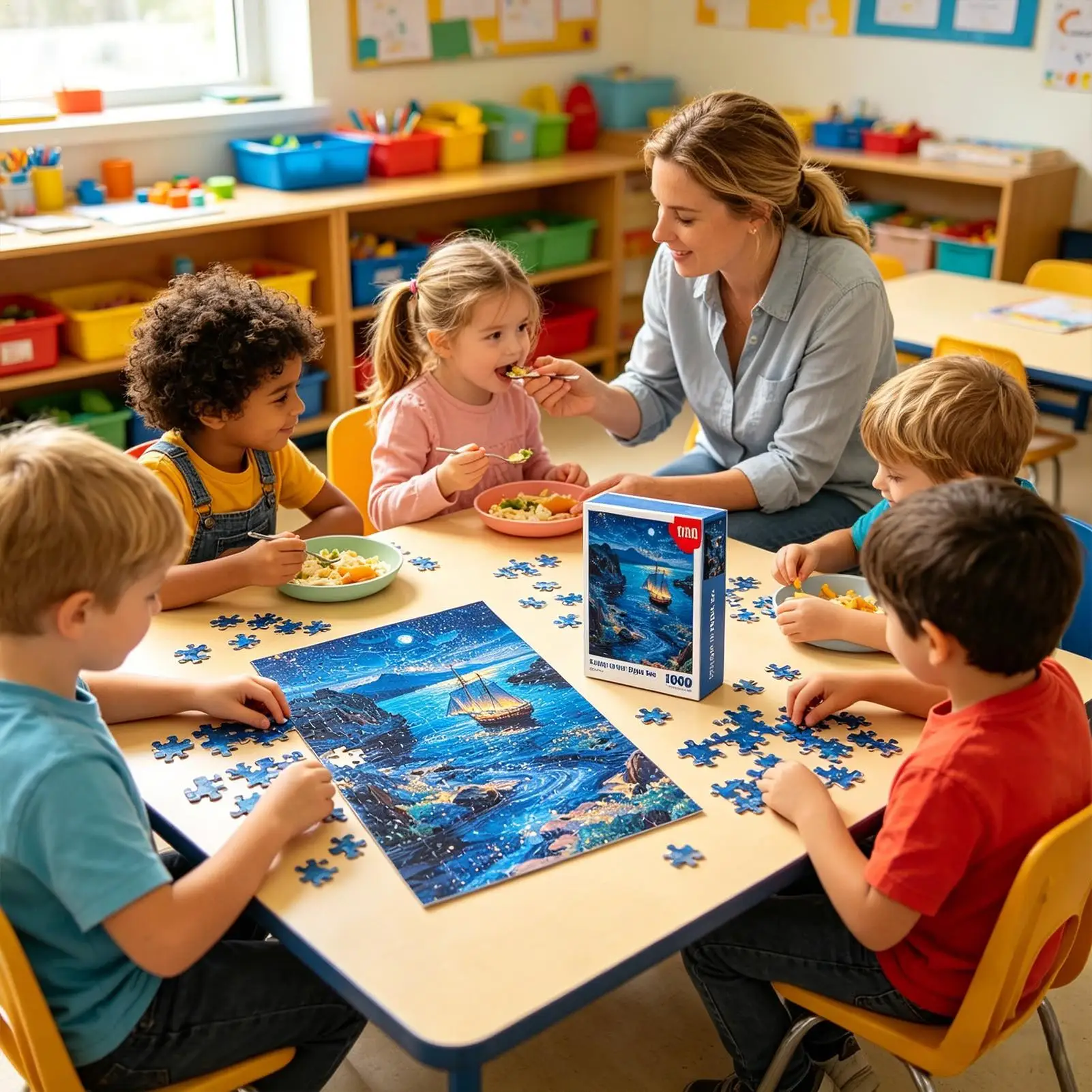 Puzzles For Adults Funny Home Decor Boat Of Hope Jigsaw Puzzles For Art Display Relaxation Brain Training Home Living Room