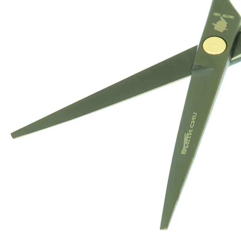 5.5" Smith Chu Barber Scissors Set Hair Cutting Shears Salon Hairdressing Hair Thinning Scissors Single-tailed Tijeras A0008C image 3