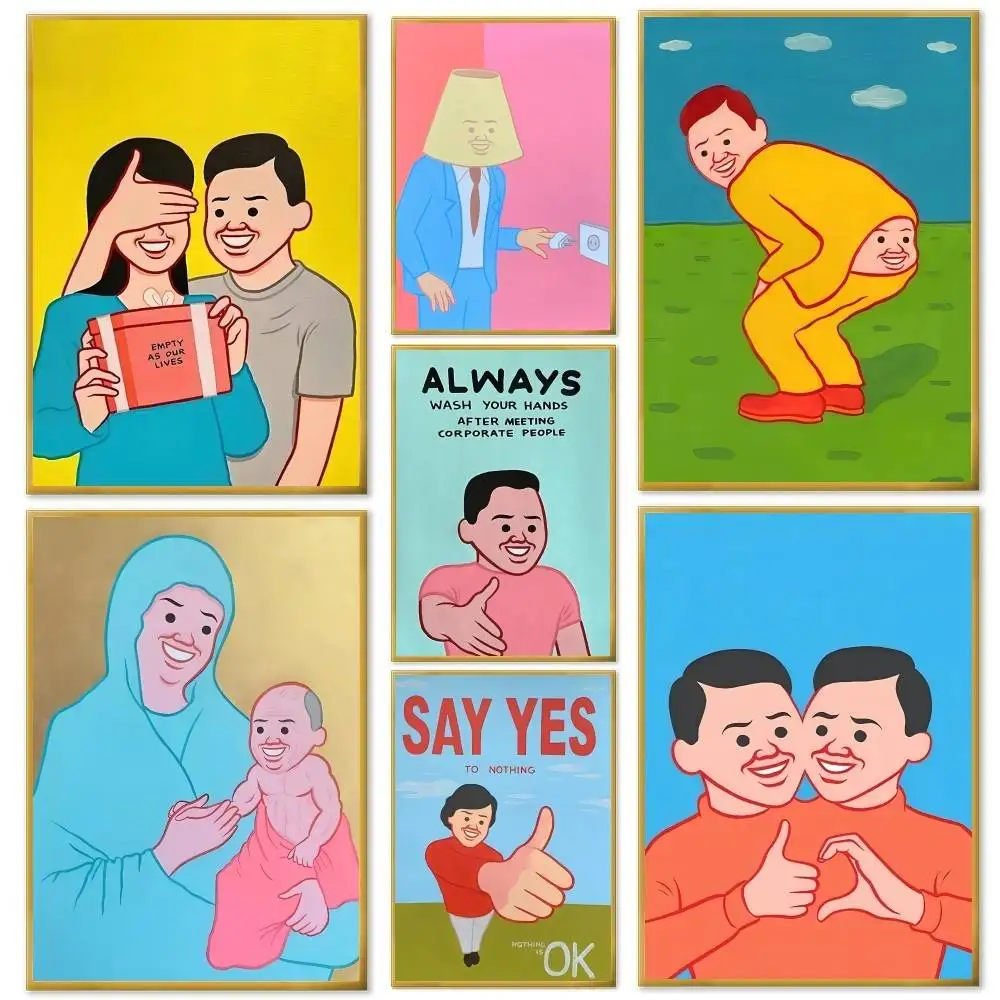 Art J-Joan Cornella Poster And Prints Wall Art Pictures For Modern Bedroom Game Room Home Decor