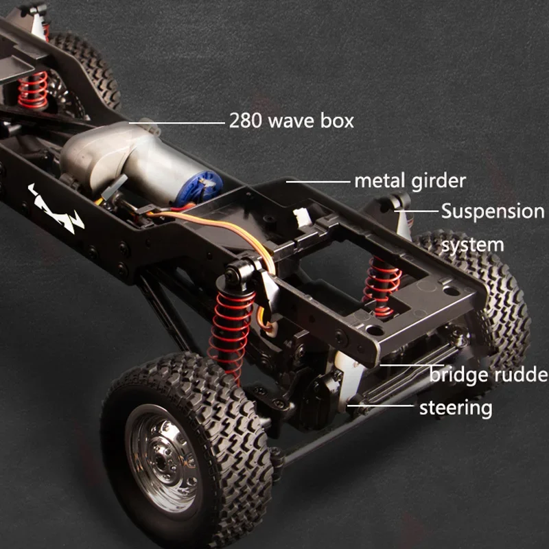 Wodoodporny MN78 1:12 Pełnoмасштабна модель RTR RC Car 2.4G 4WD 280 Silnik proporcjonalny Off-Road RC Samochód zdalnie sterowany dla chłopców