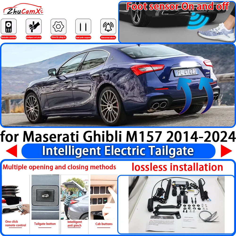 for Maserati Ghibli M157 2014-2024 OEM Power Liftgate Trunk Electric Suction Tailgate Intelligent Tail Gate Lift Strut System
