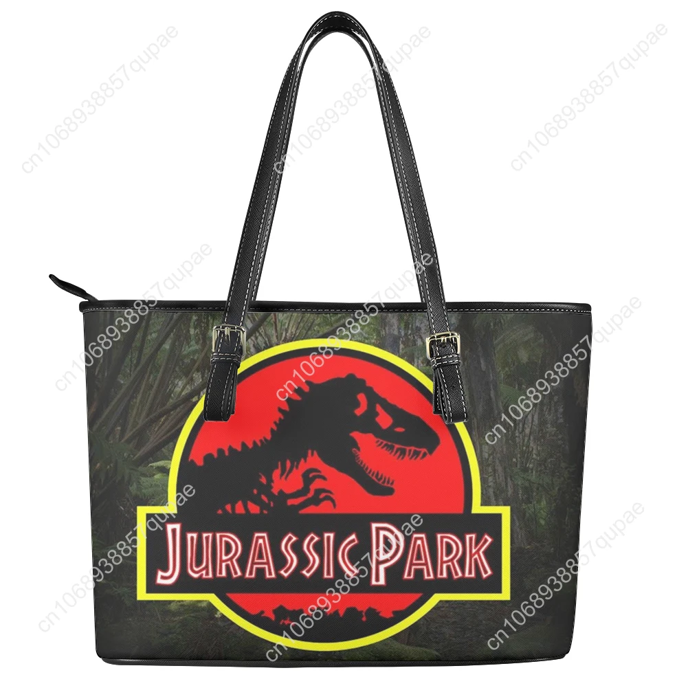 

Hot Jurassic Park Dinosaur Anime Custom Handbag Womens Mens Tote Bag Shoulder Bag Business Leather Purse Travel Bag Gift