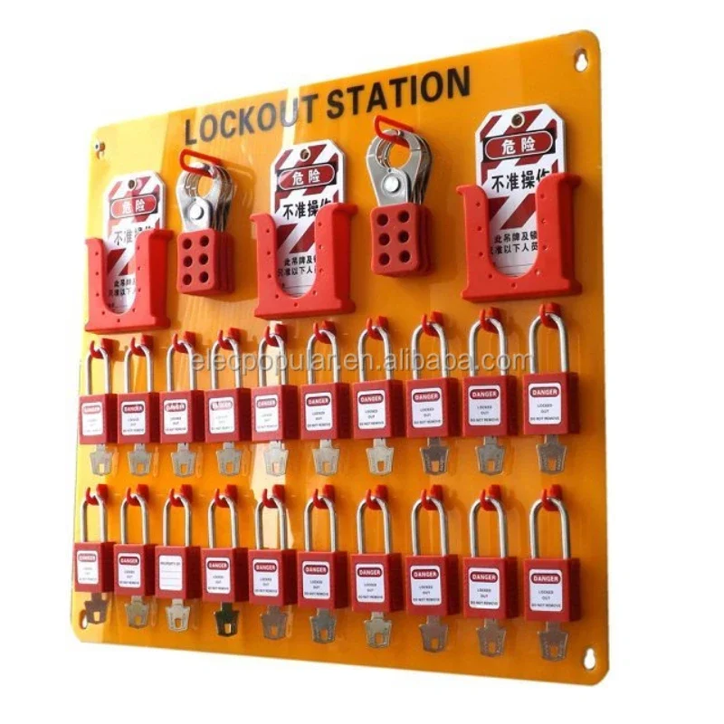 LOCKOUT TAGOUT STATION OF 20 LOCKS