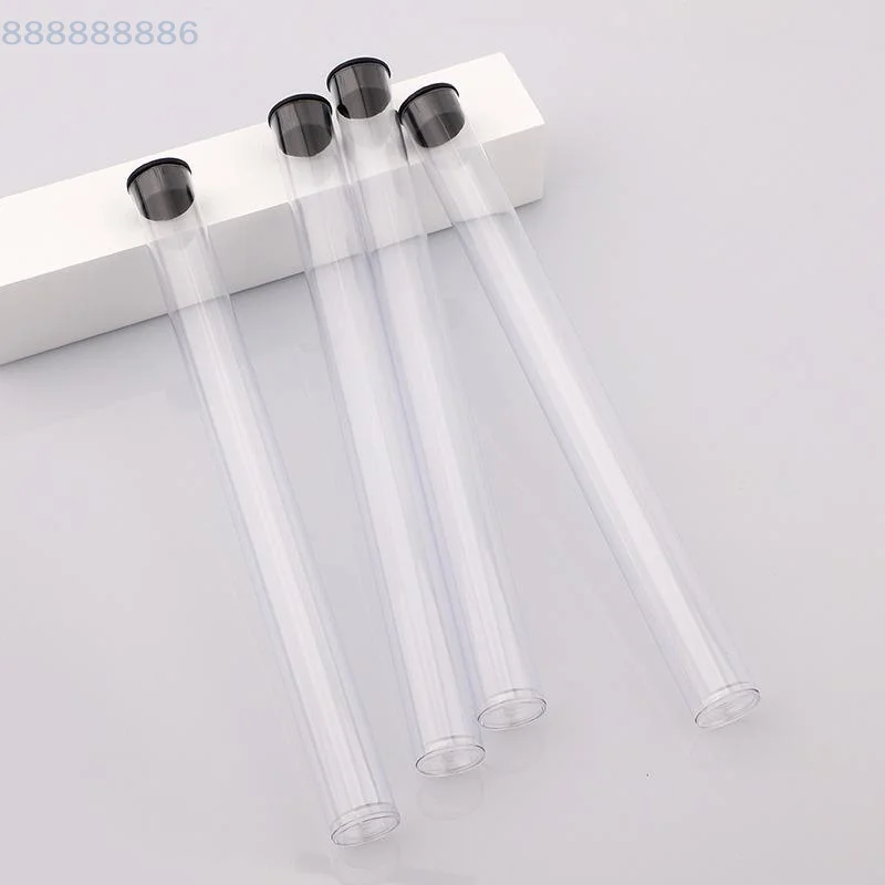 حامل قلم دوار أنبوب تخزين أسطواني شفاف من مادة PVC خفيف الوزن لفرشاة المكياج صندوق تغليف الهدايا لمستلزمات المدارس المكتبية