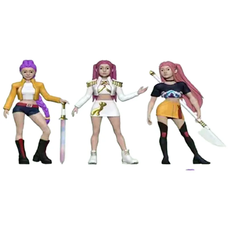 Boîte aveugle de chasse démon Kpop, série de figurines de tigre, jouet de décoration de bureau, Statues d'ornement, cadeaux d'halloween/noël pour enfants, 2026