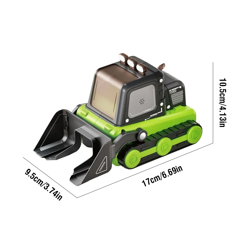 2.4G Remote Control Engineering Vehicle Magnetic Swallowing Car Two Person Interactive Battle Bulldozer Childrens Toy Car