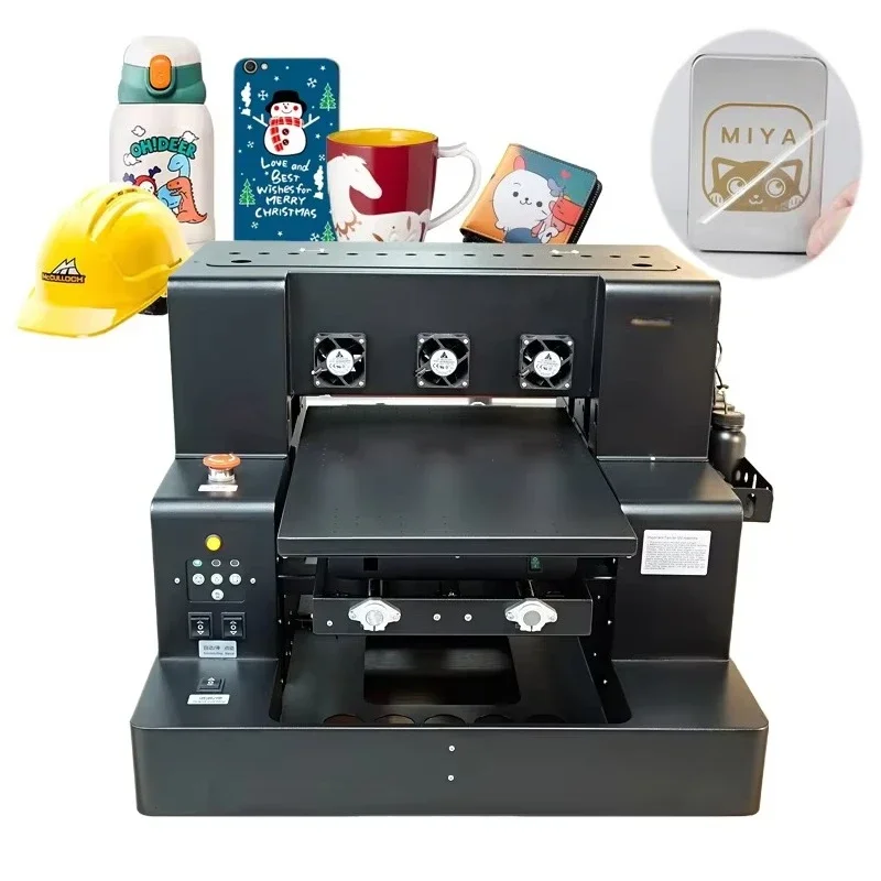 

A4 Multi Application for ID Card Bottle Golf Cylinder Bottle Paper Bag Flatbed LED UV Printer for Mobile Phone Case Wood Glass