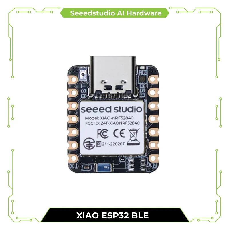 Seeed Studio XIAO com antena, NRF52840-Seeeduino XIBLE, suporta Arduino, CircuitPython, Bluetooth 5.0